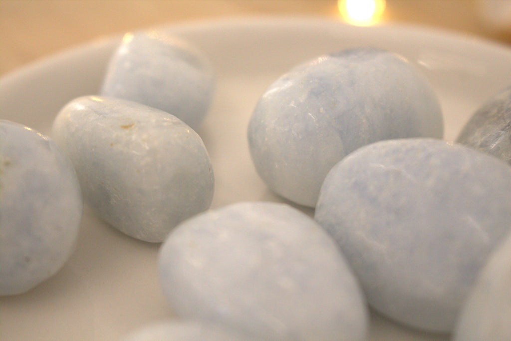 Blue Calcite Tumblestone