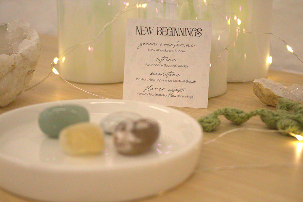 New Beginnings - Crystal Tumblestone Set