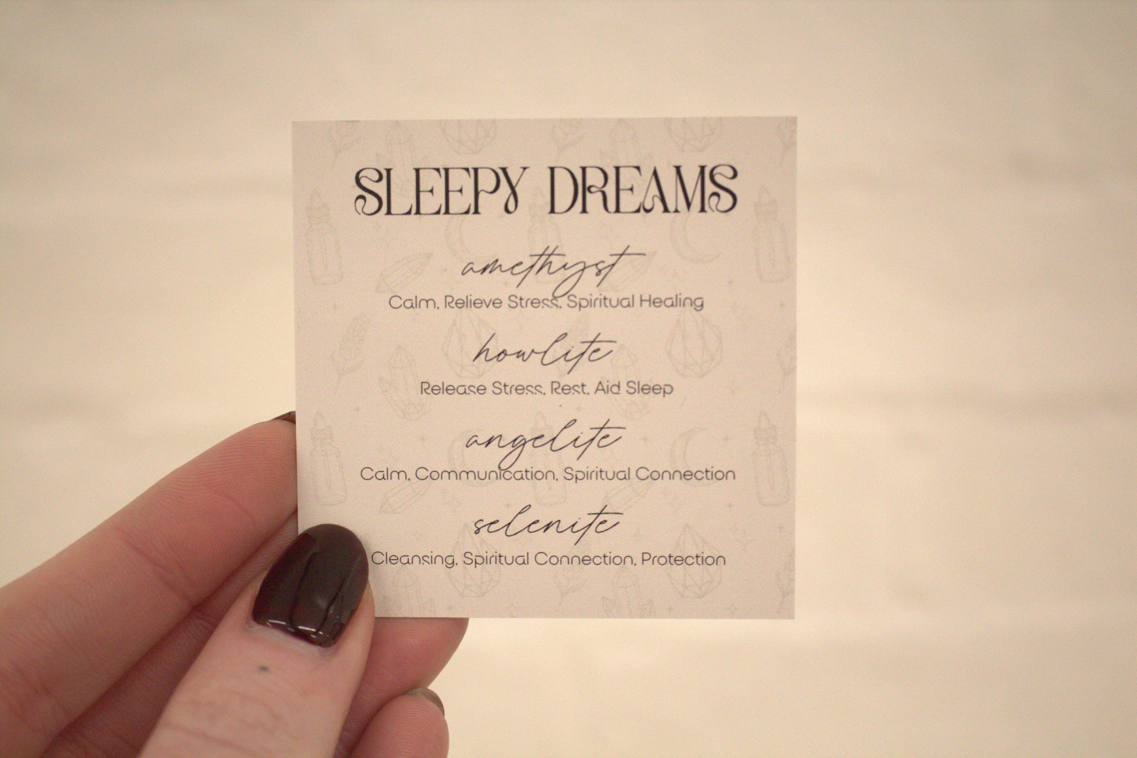 Sleepy Dreams - Crystal Tumblestone Set