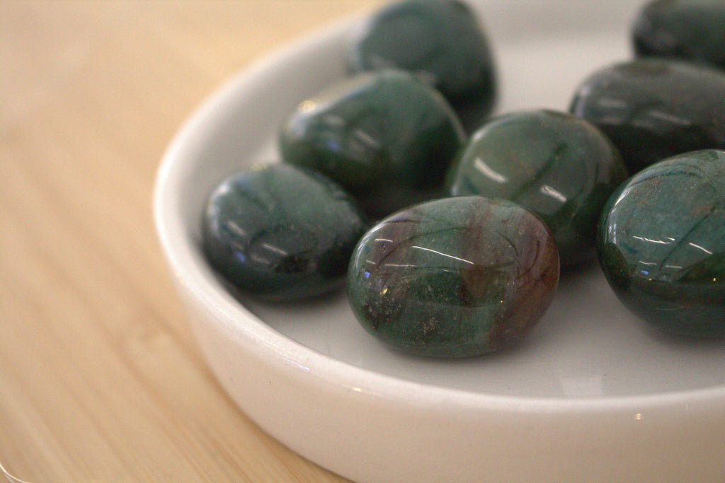Green Fuchsite Tumblestone