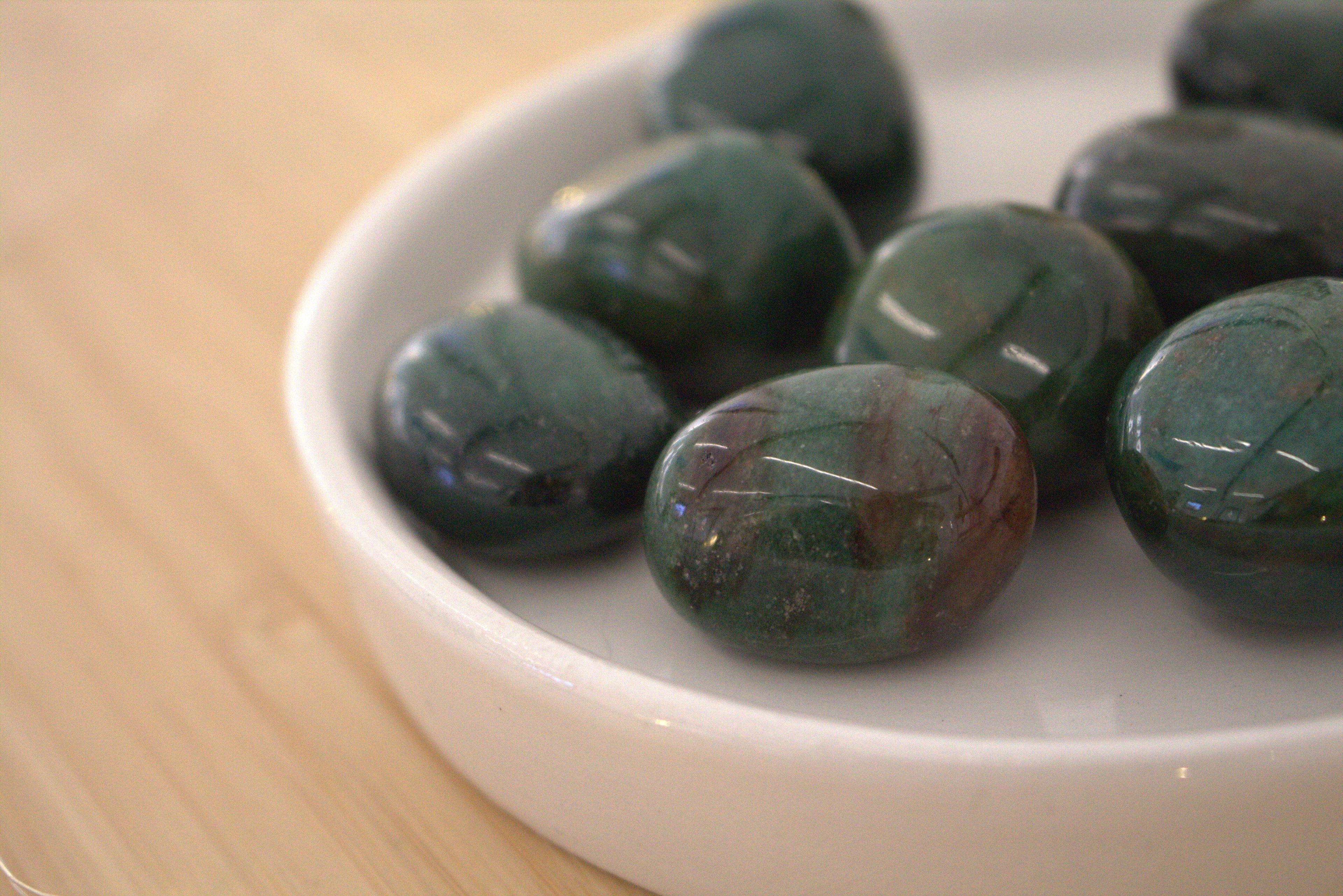Green Fuchsite Tumblestone