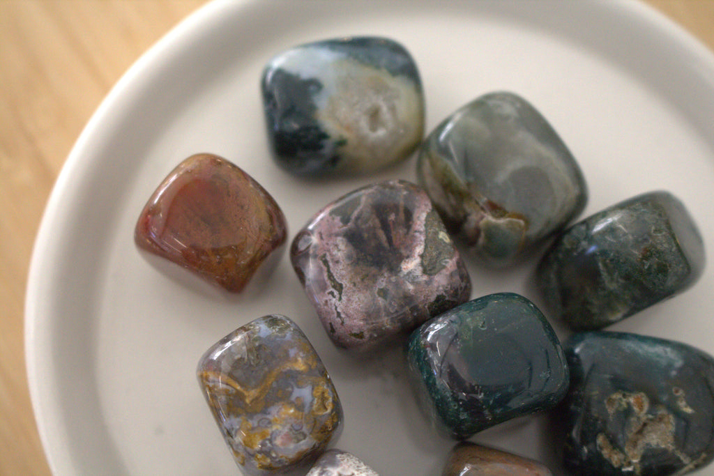 Ocean Jasper Tumblestone