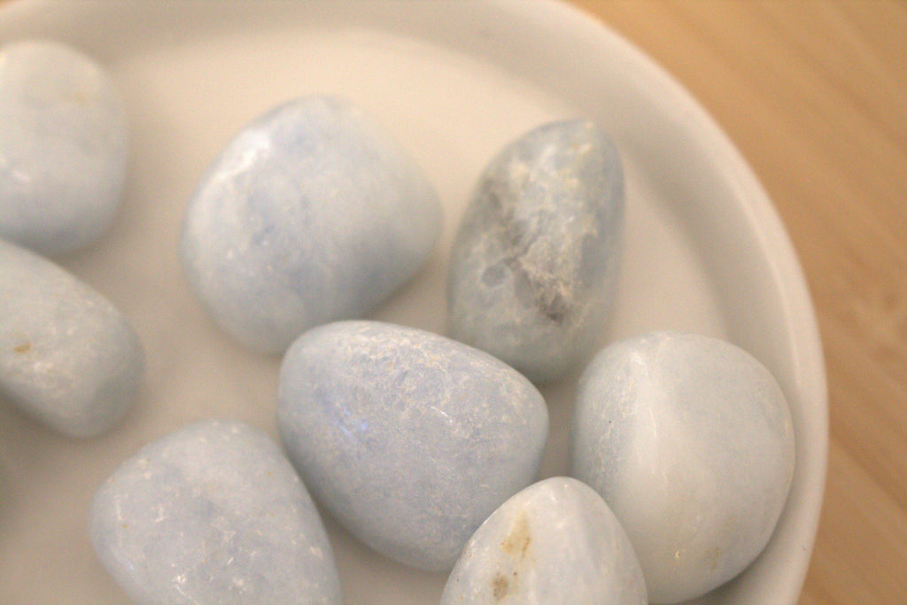 Blue Calcite Tumblestone