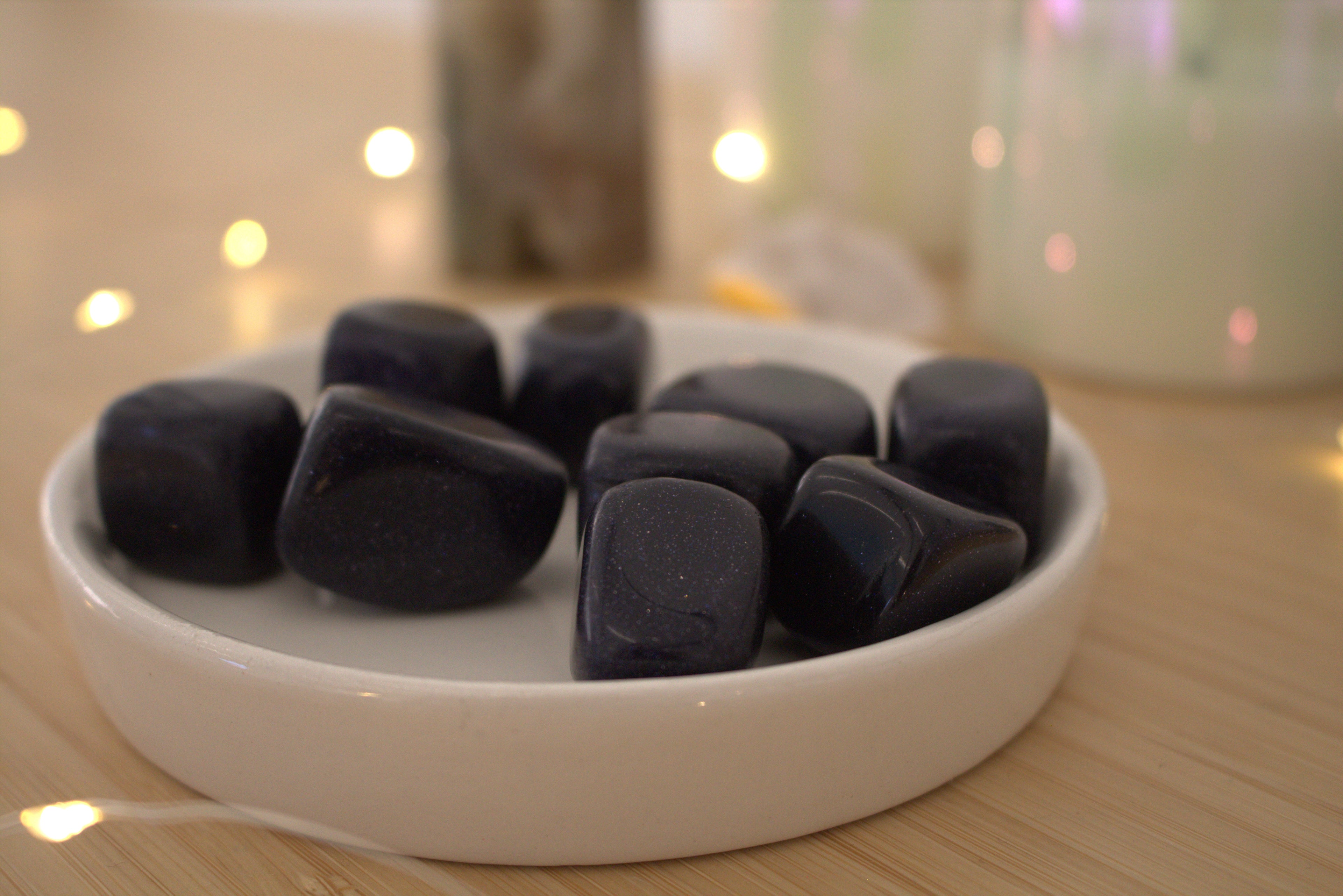 Blue Goldstone Tumblestone