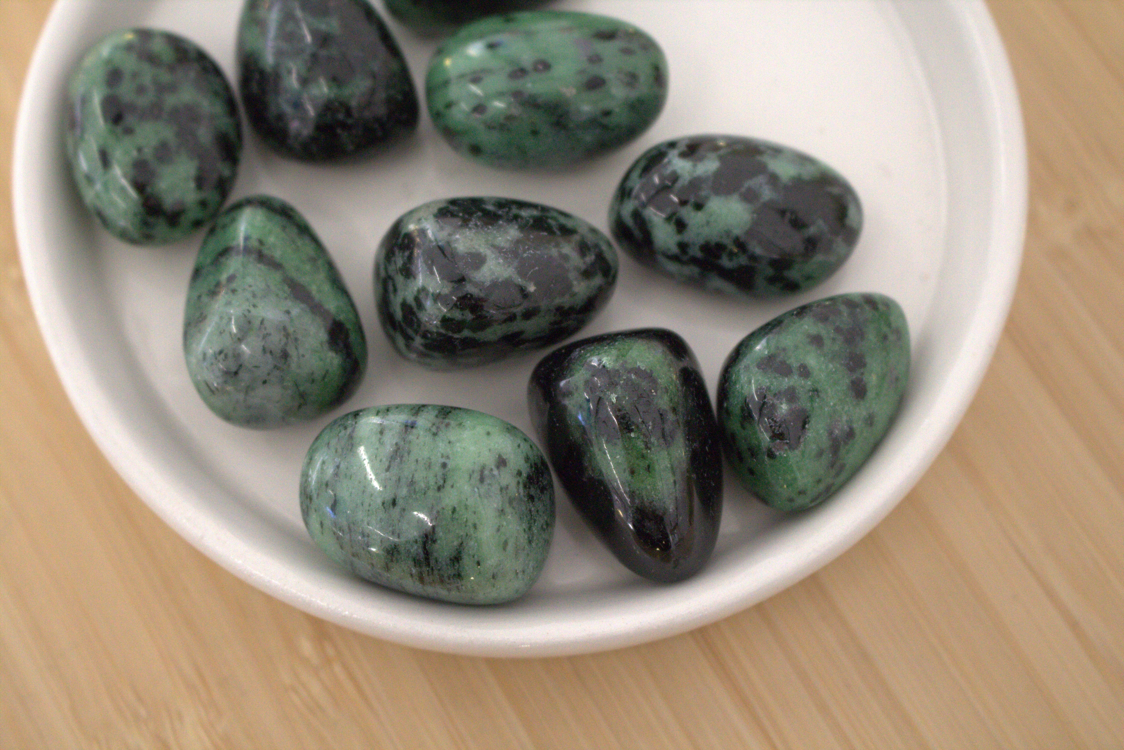 Ruby Zoisite Tumblestone