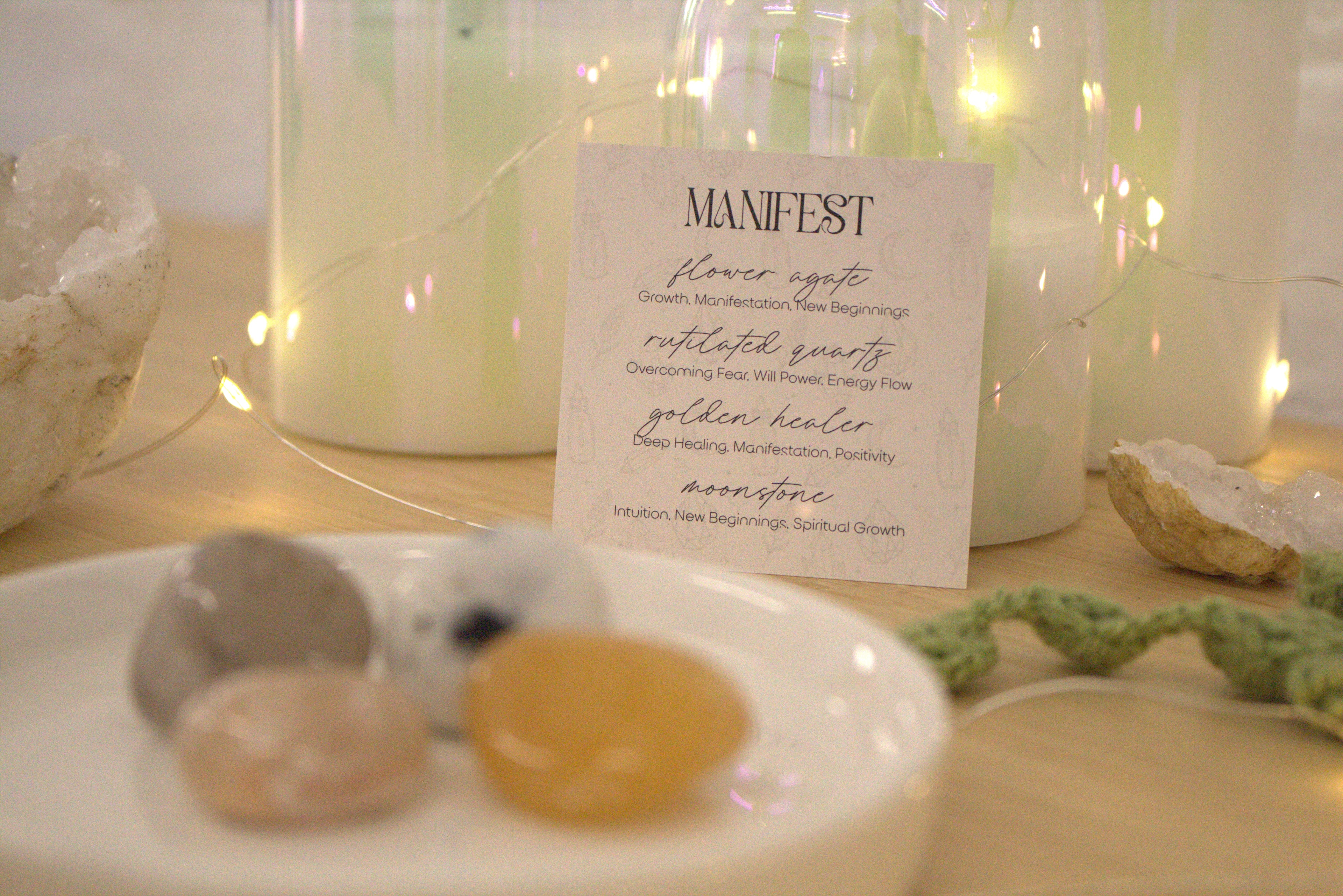 Manifest - Crystal Tumblestone Set