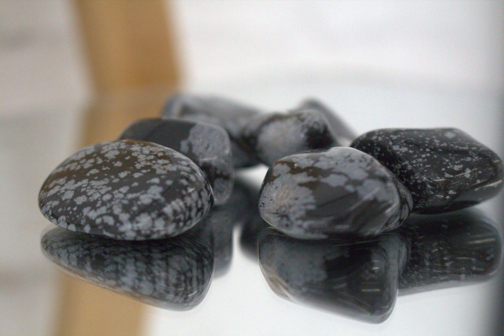 Snowflake Obsidian Tumblestone