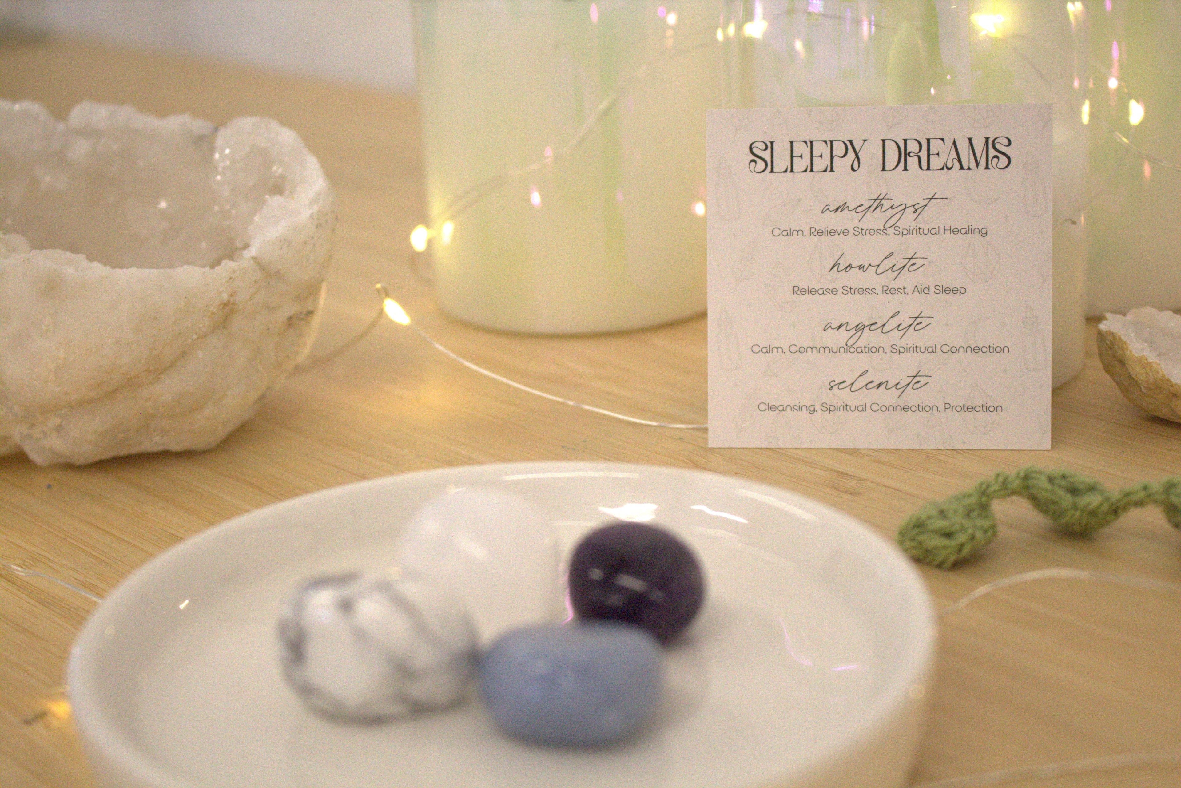 Sleepy Dreams - Crystal Tumblestone Set