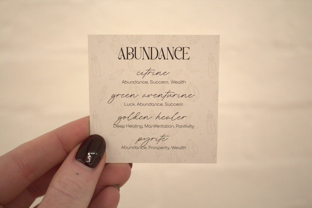 Abundance - Crystal Tumblestone Set