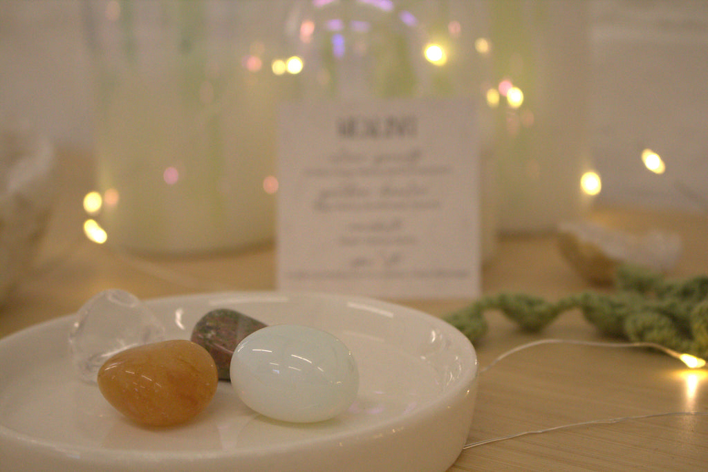 Healing - Crystal Tumblestone Set