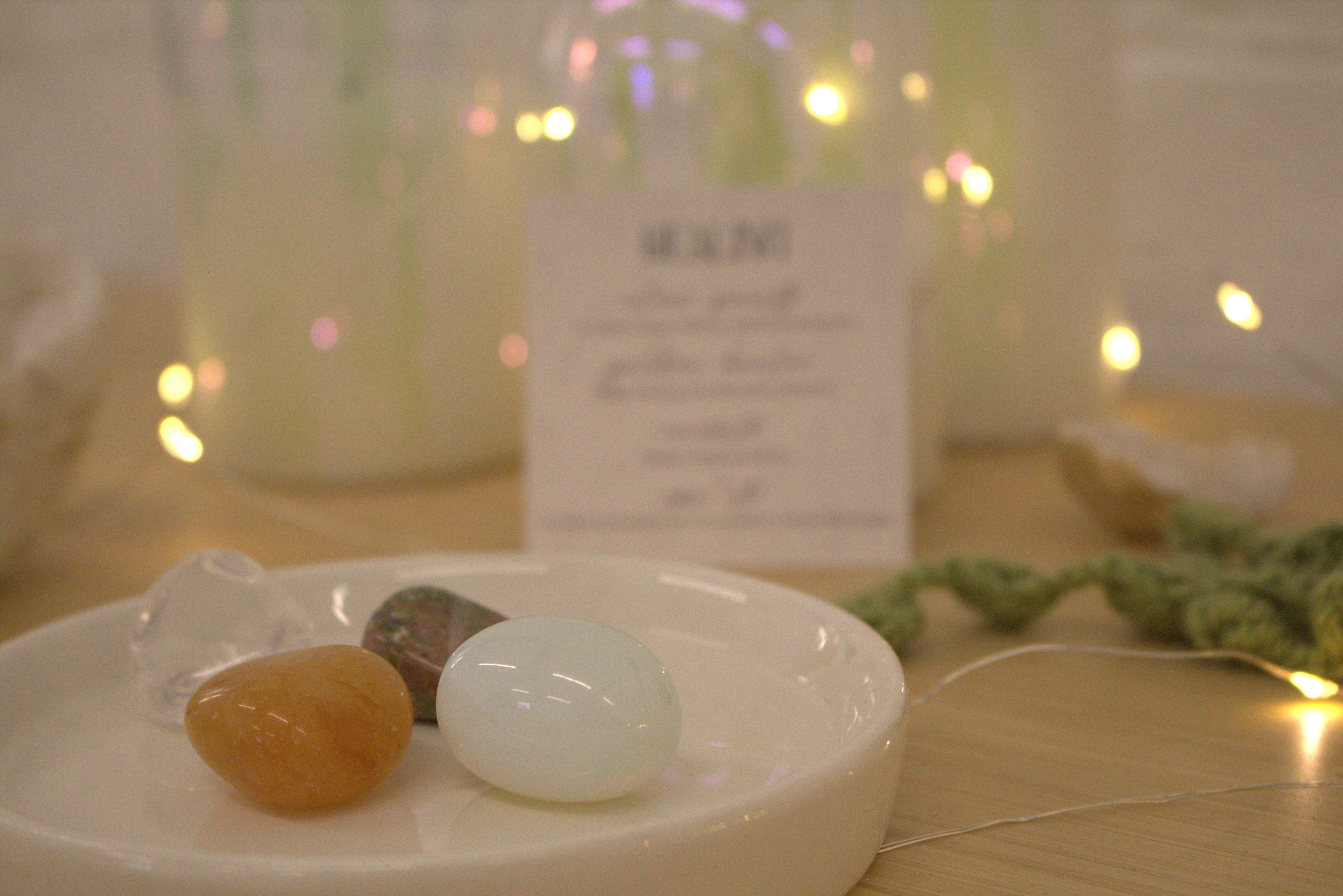 Healing - Crystal Tumblestone Set