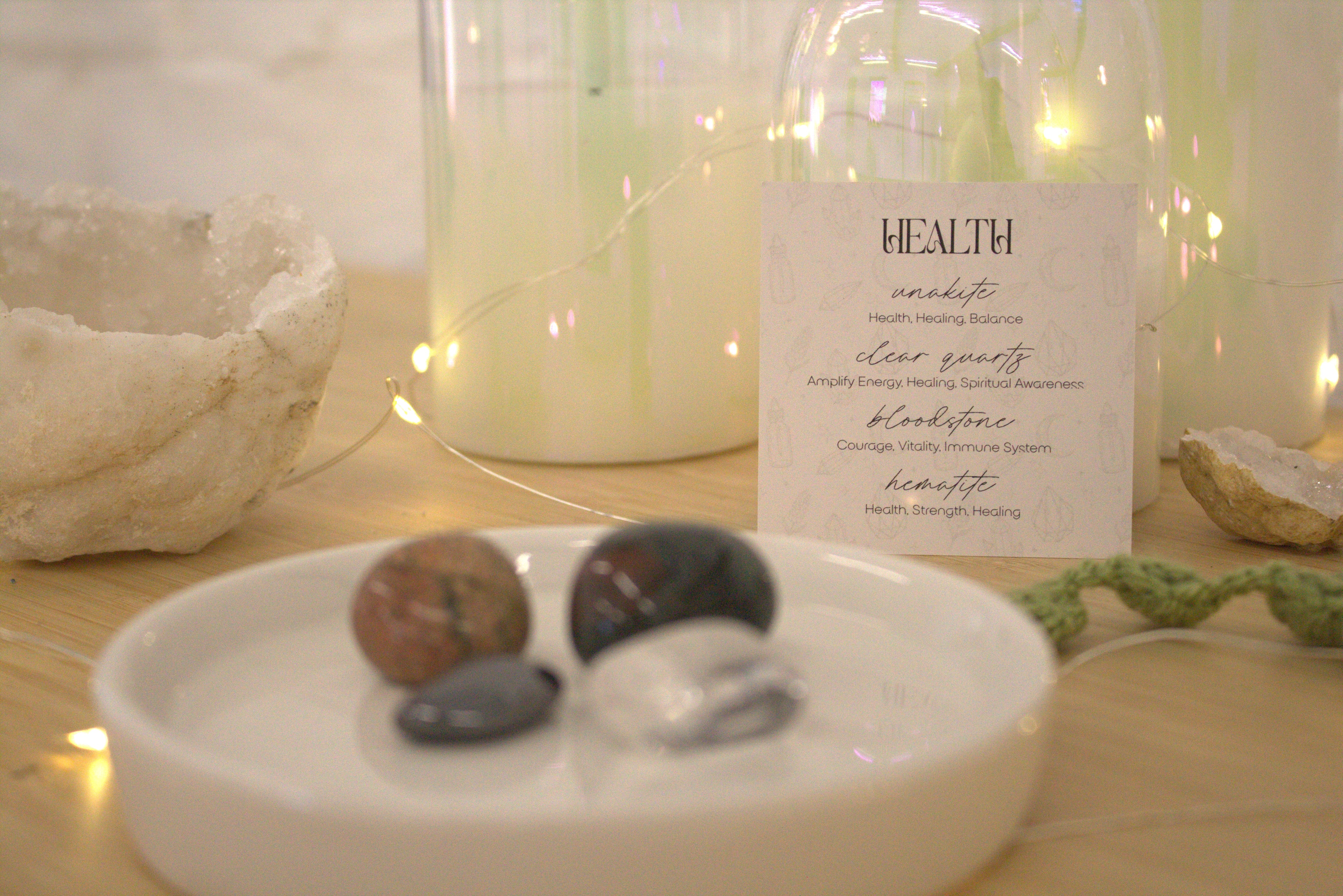 Health - Crystal Tumblestone Set