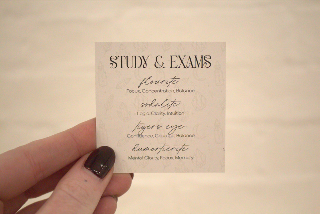 Study & Exams - Crystal Tumblestone Set