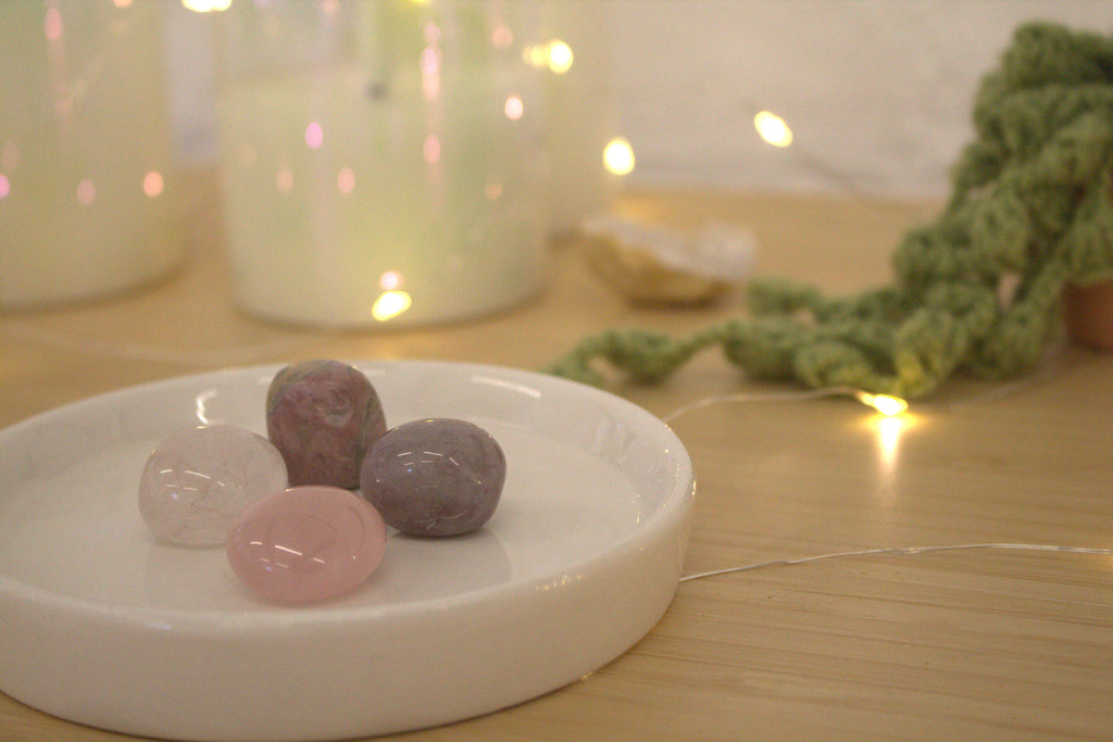 Love & Self-Love - Crystal Tumblestone Set