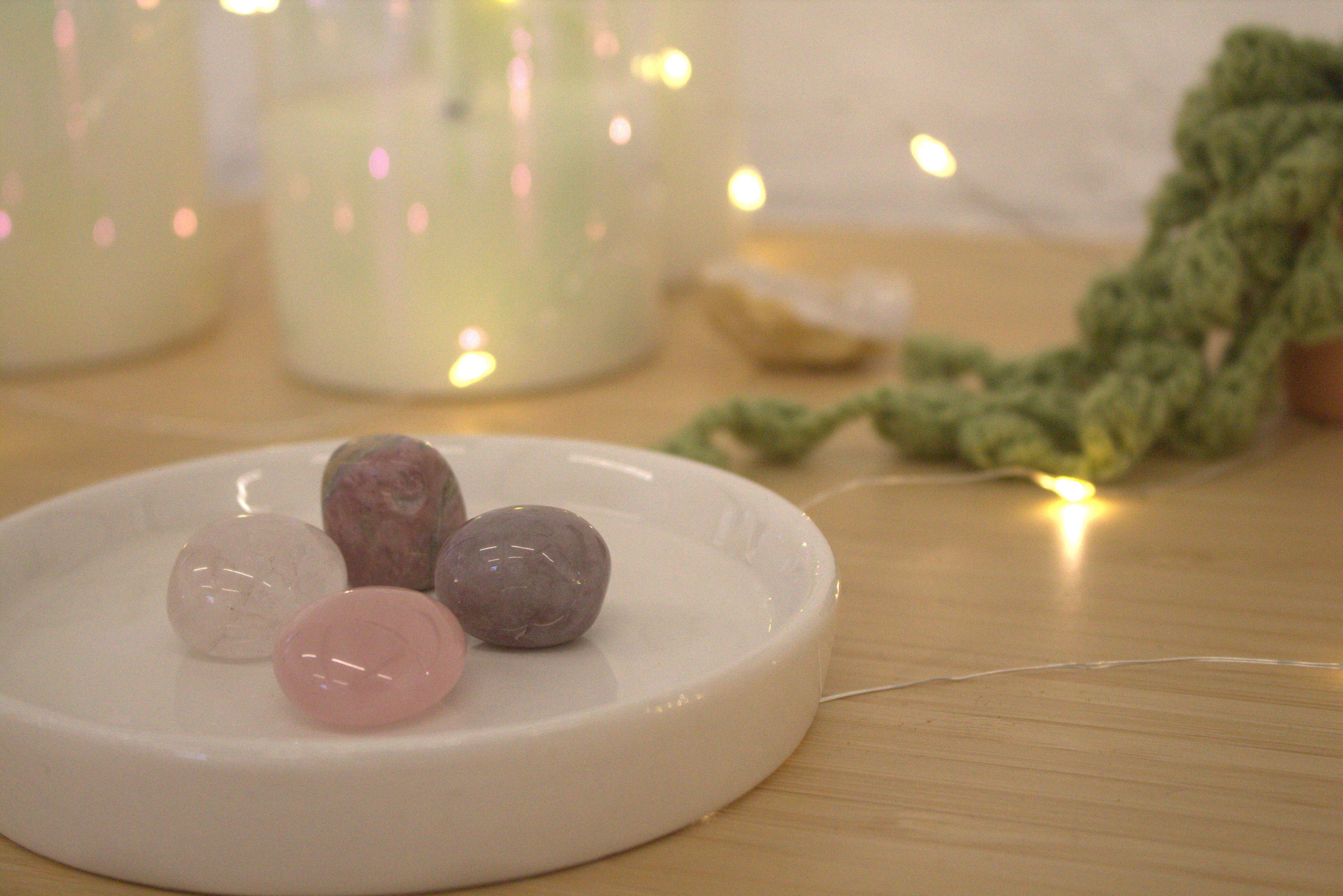 Love & Self-Love - Crystal Tumblestone Set