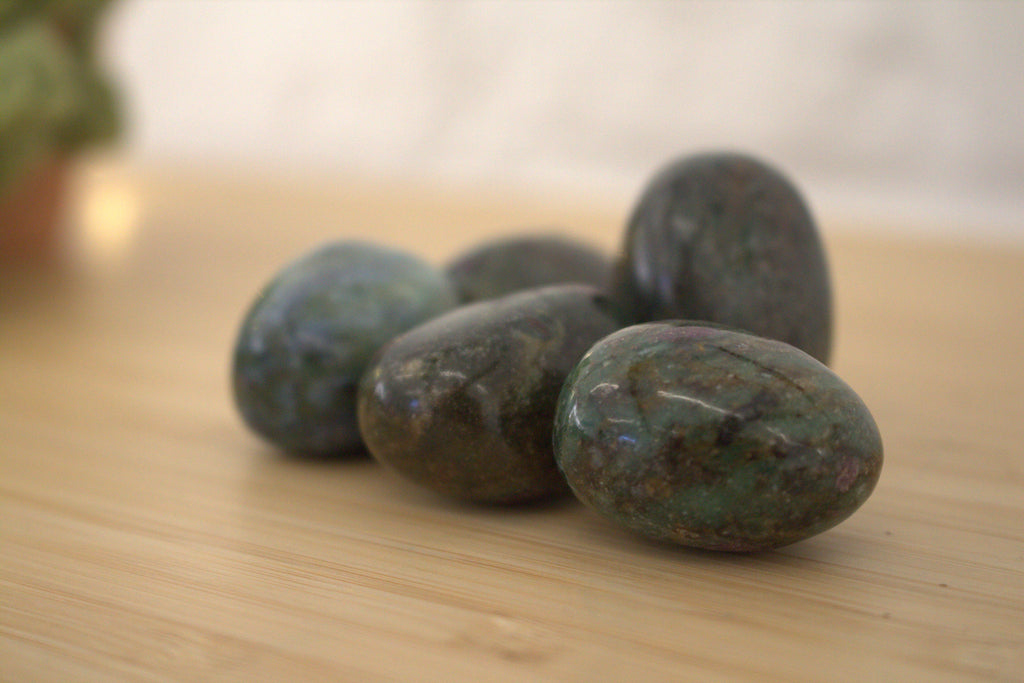 Ruby Fuchsite Tumblestone