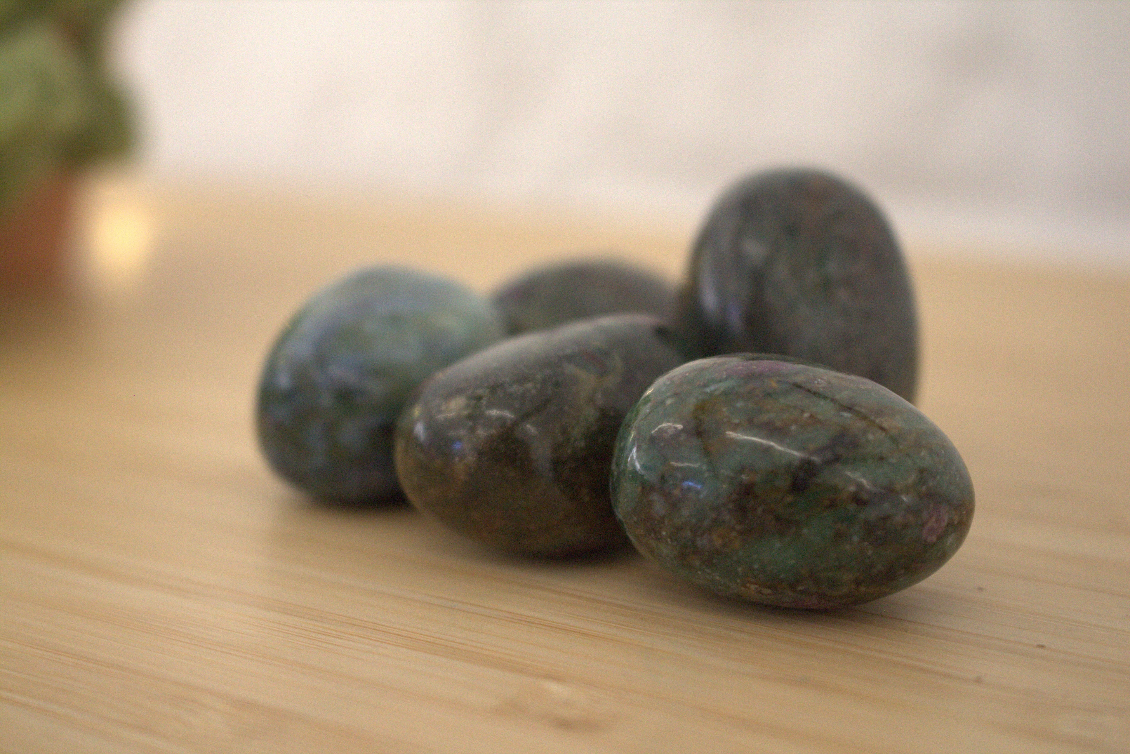 Ruby Fuchsite Tumblestone