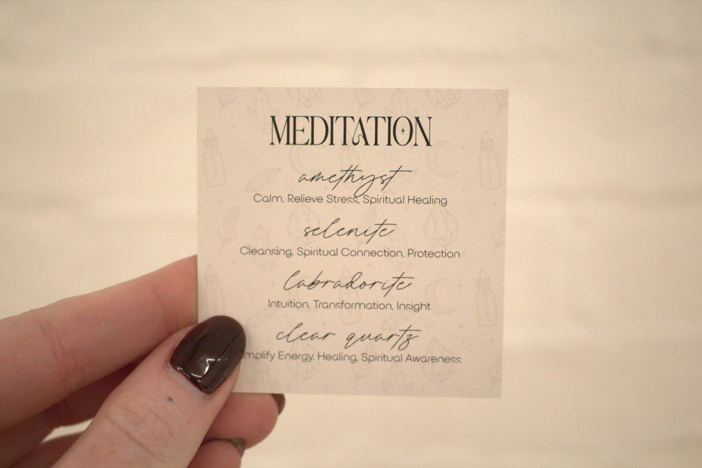 Meditation - Crystal Tumblestone Set