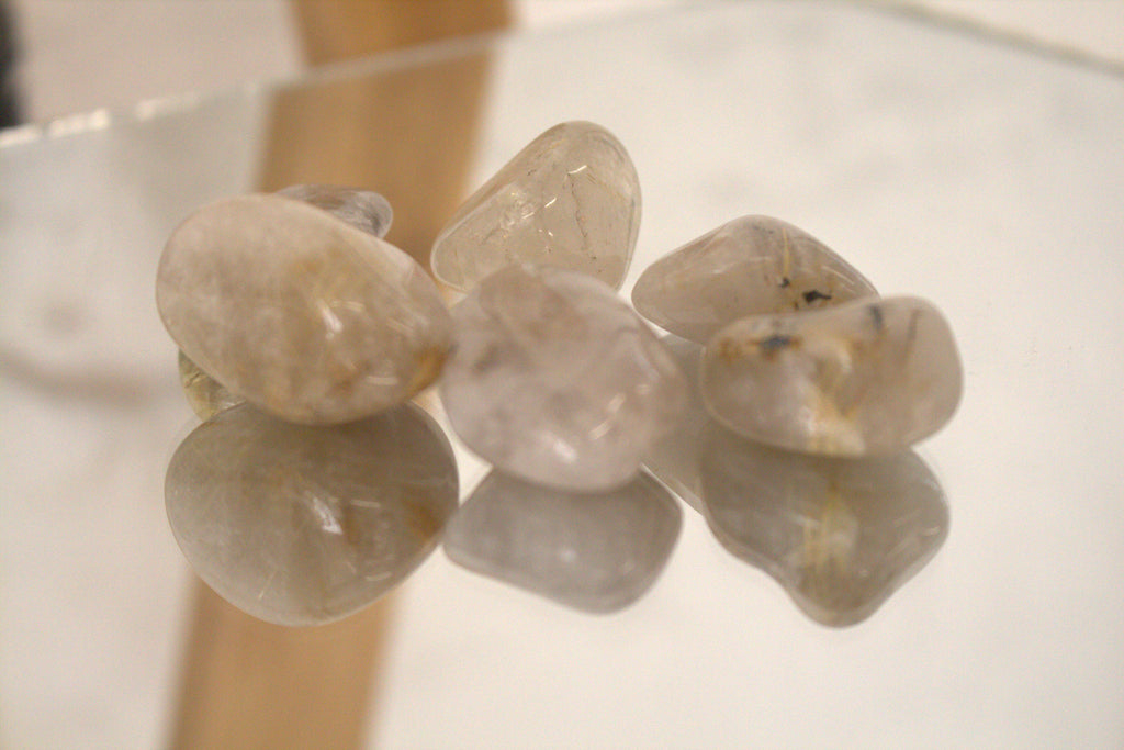 Rutilated Quartz Tumblestone