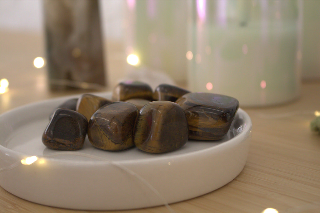 Tigers Eye Tumblestone