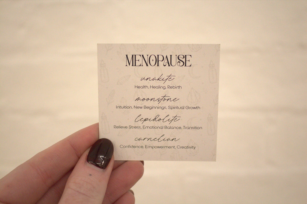 Menopause - Crystal Tumblestone Set