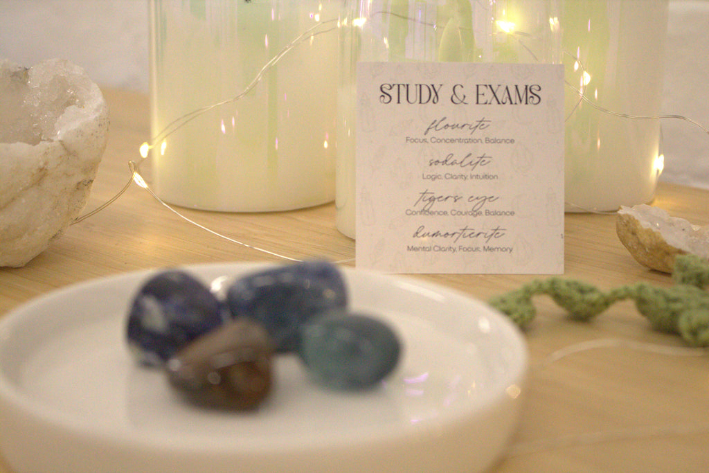 Study & Exams - Crystal Tumblestone Set