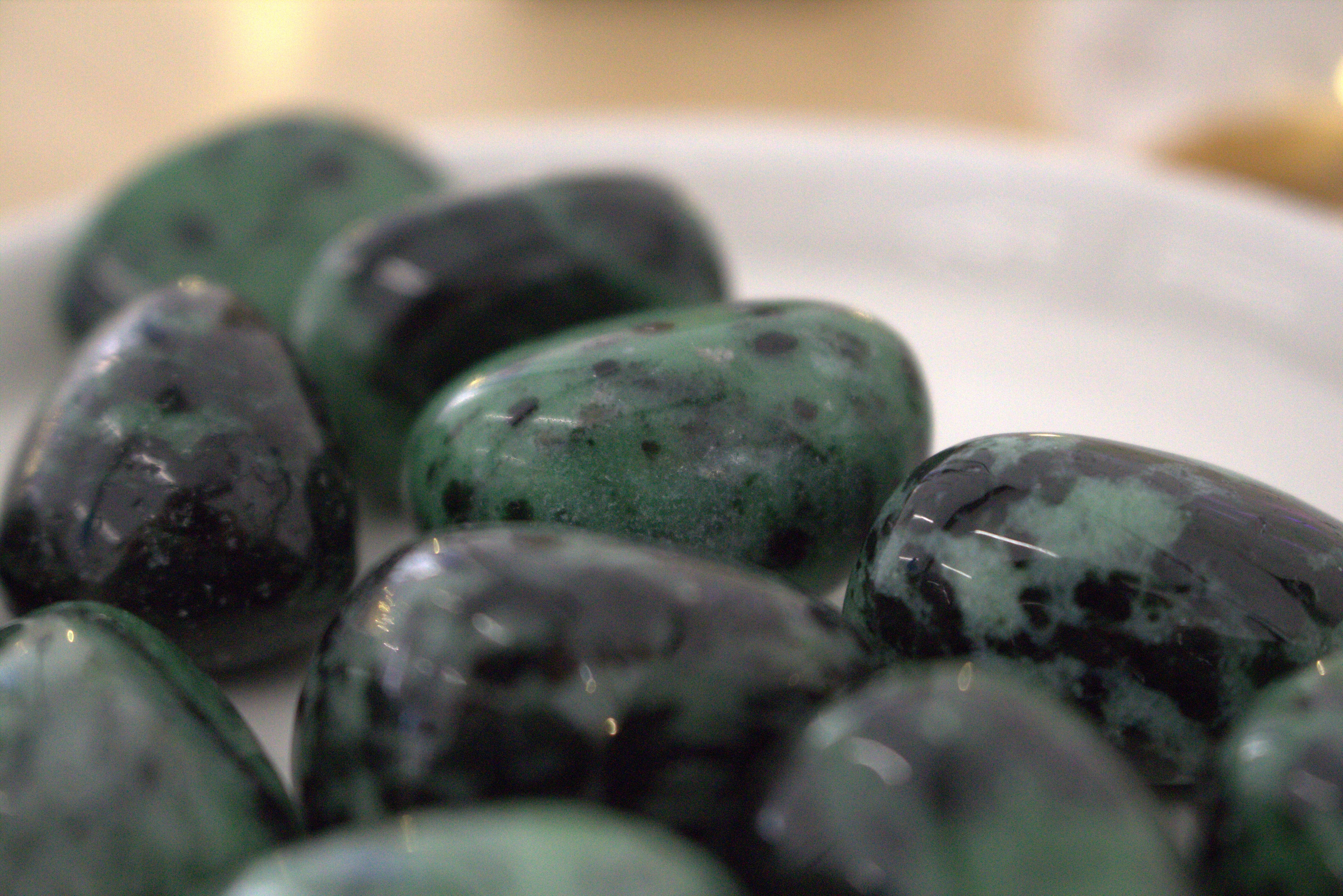 Ruby Zoisite Tumblestone