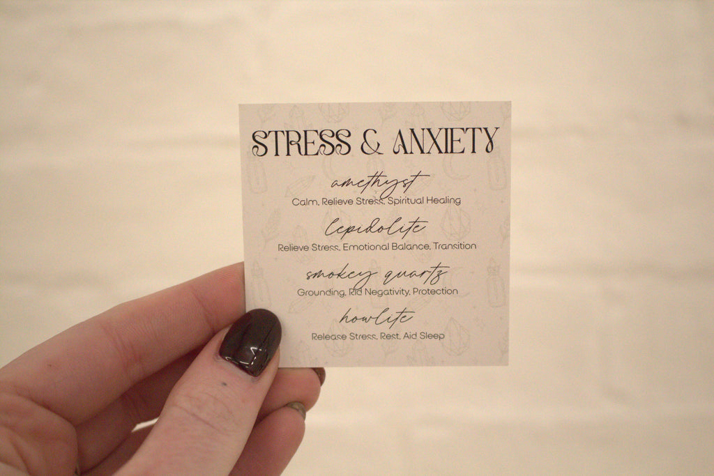 Stress & Anxiety - Crystal Tumblestone Set