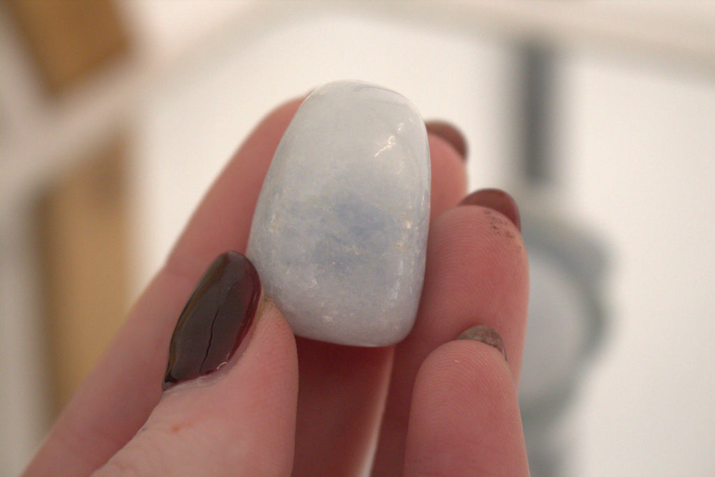 Blue Calcite Tumblestone