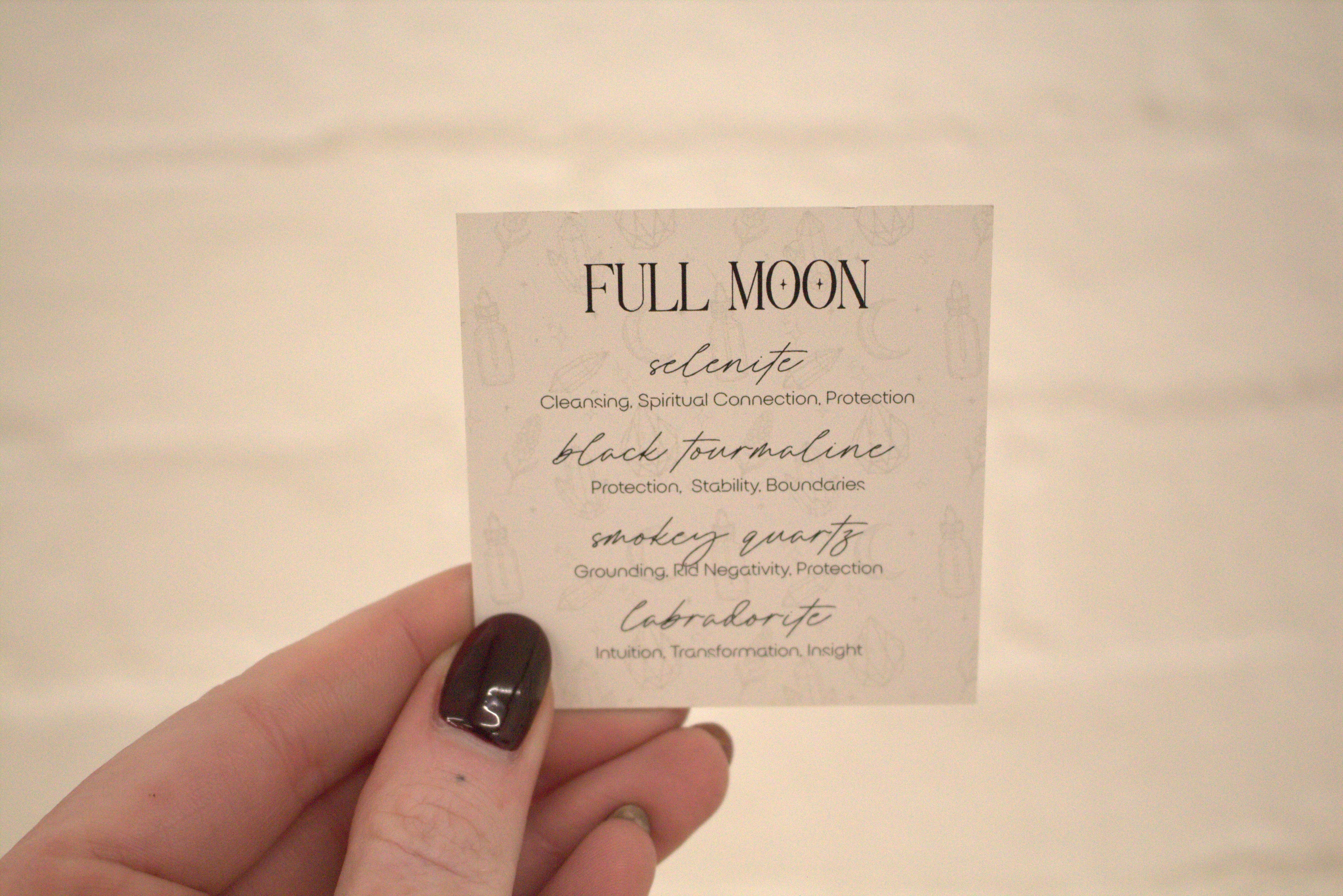 Full Moon - Crystal Tumblestone Set