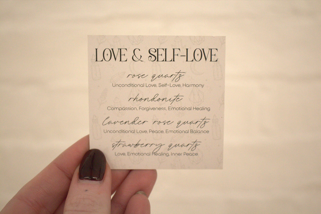 Love & Self-Love - Crystal Tumblestone Set