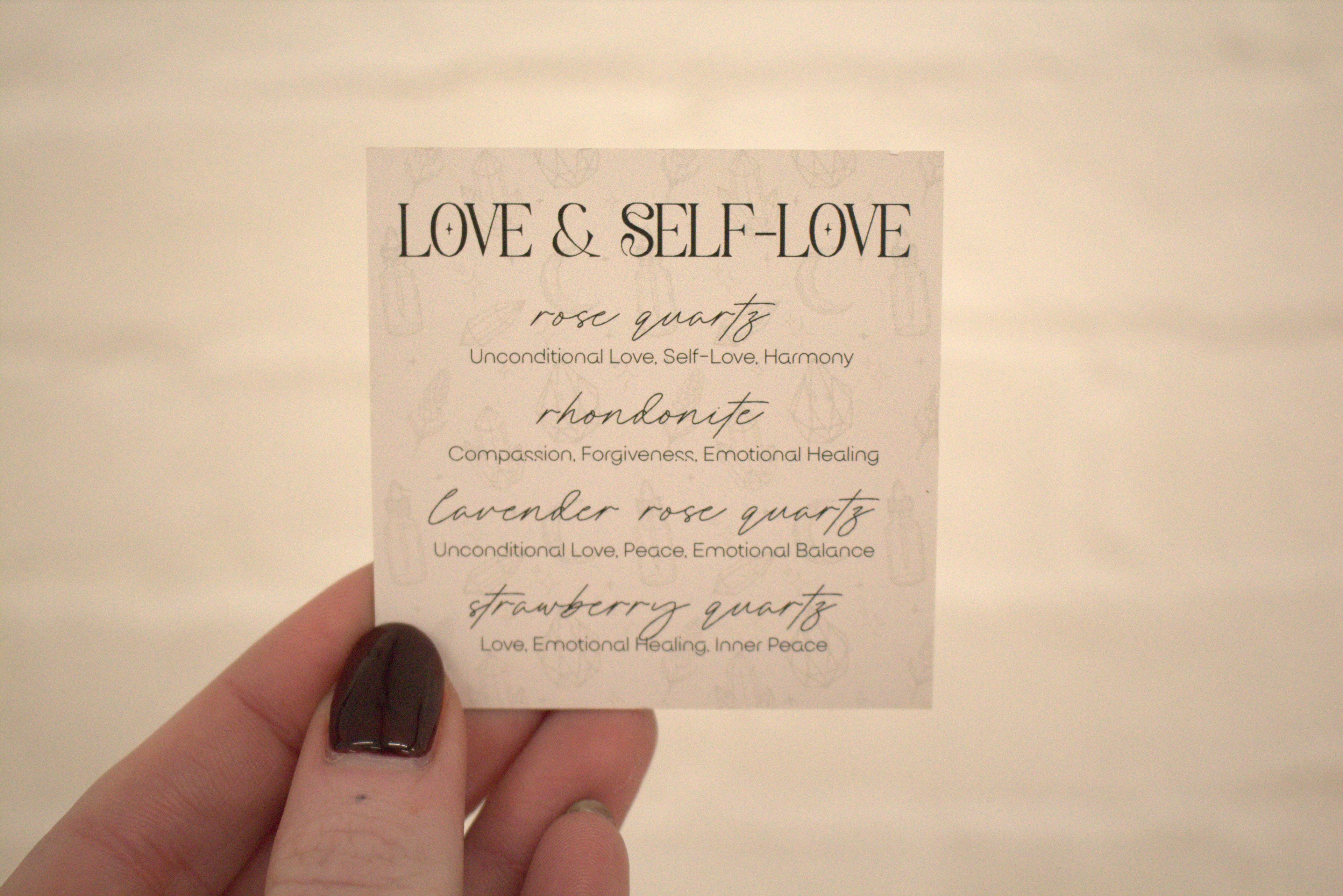 Love & Self-Love - Crystal Tumblestone Set