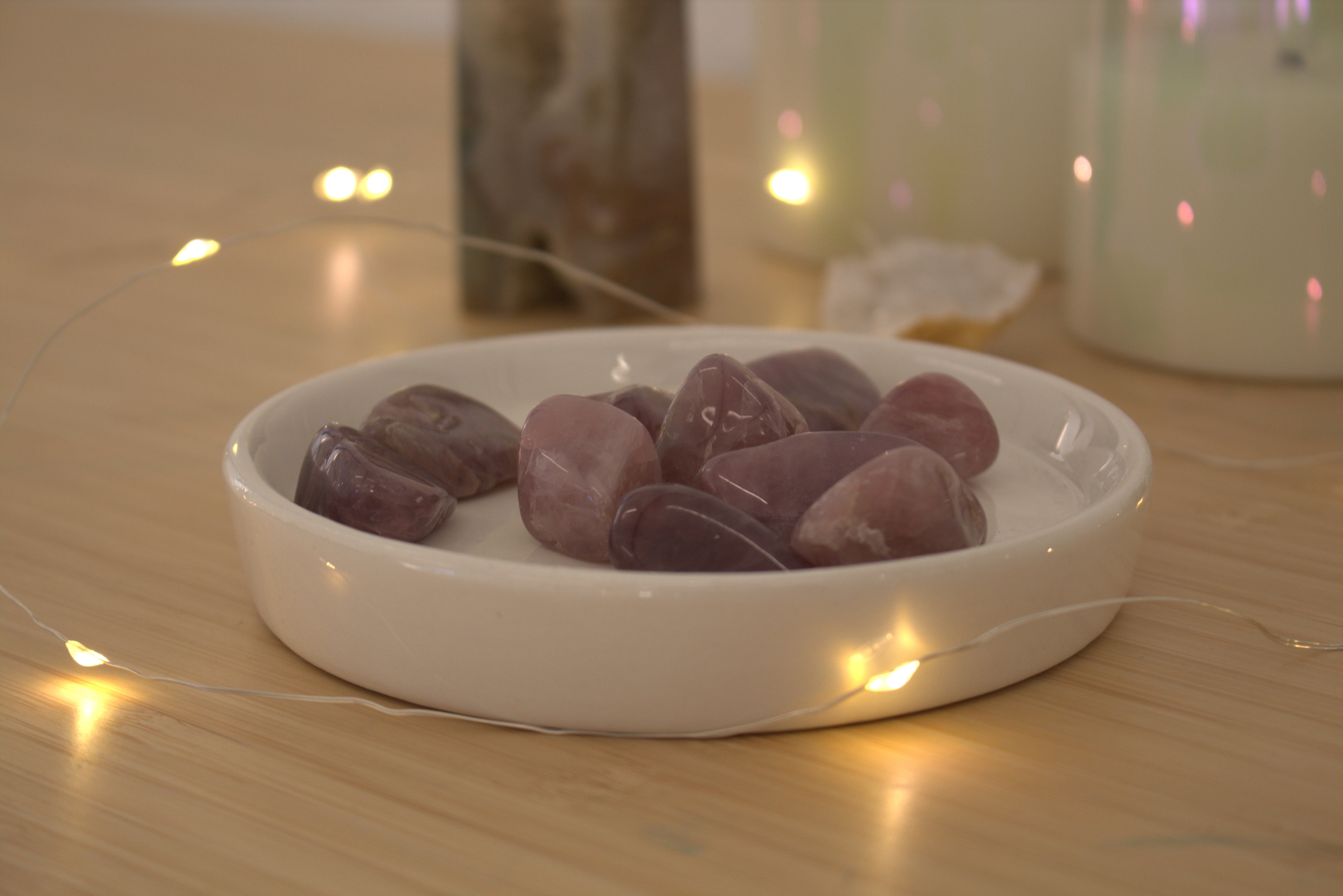 Lavender Rose Quartz Tumblestone