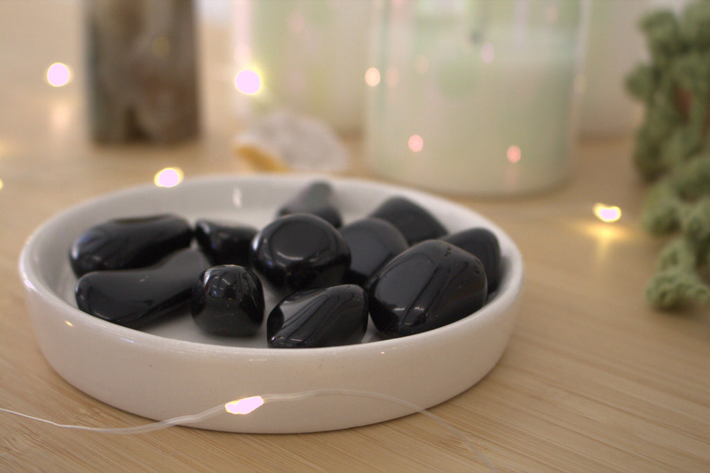 Black Obsidian Tumblestone