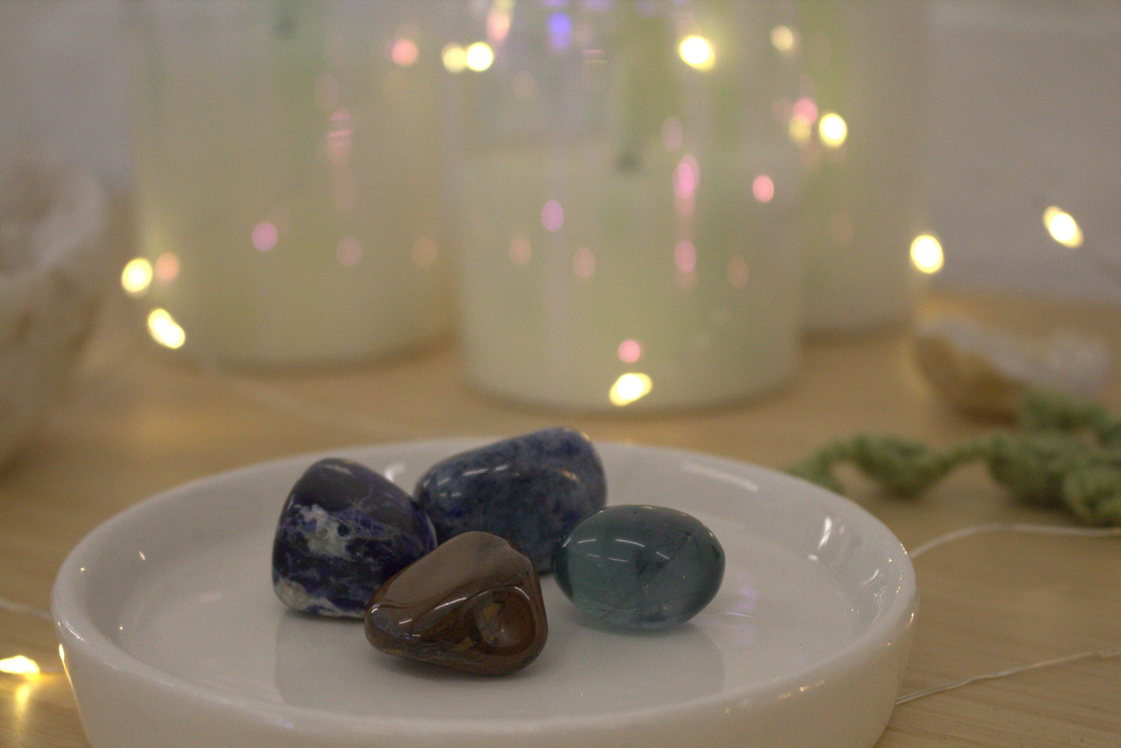 Study & Exams - Crystal Tumblestone Set