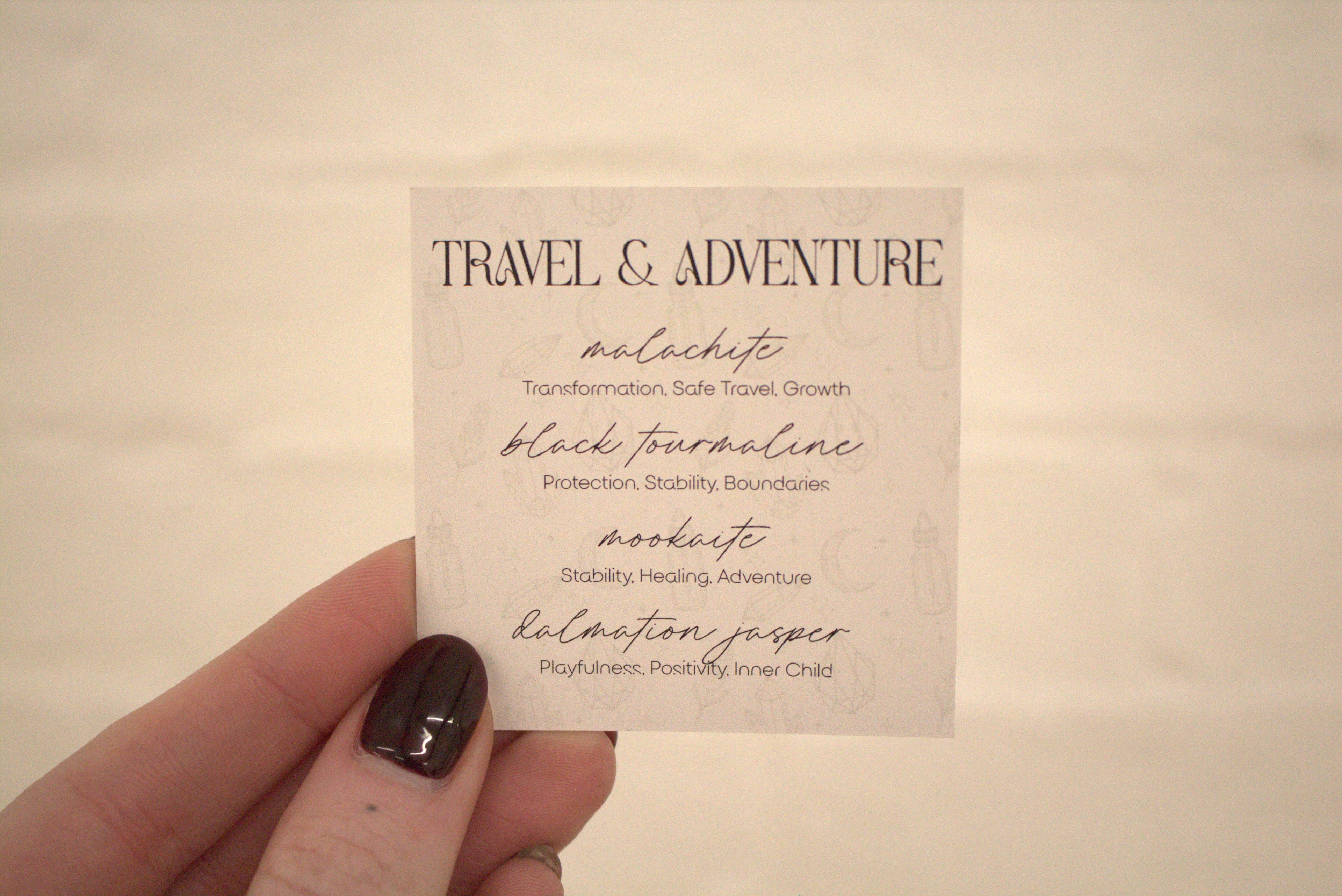 Travel & Adventure - Crystal Tumblestone Set