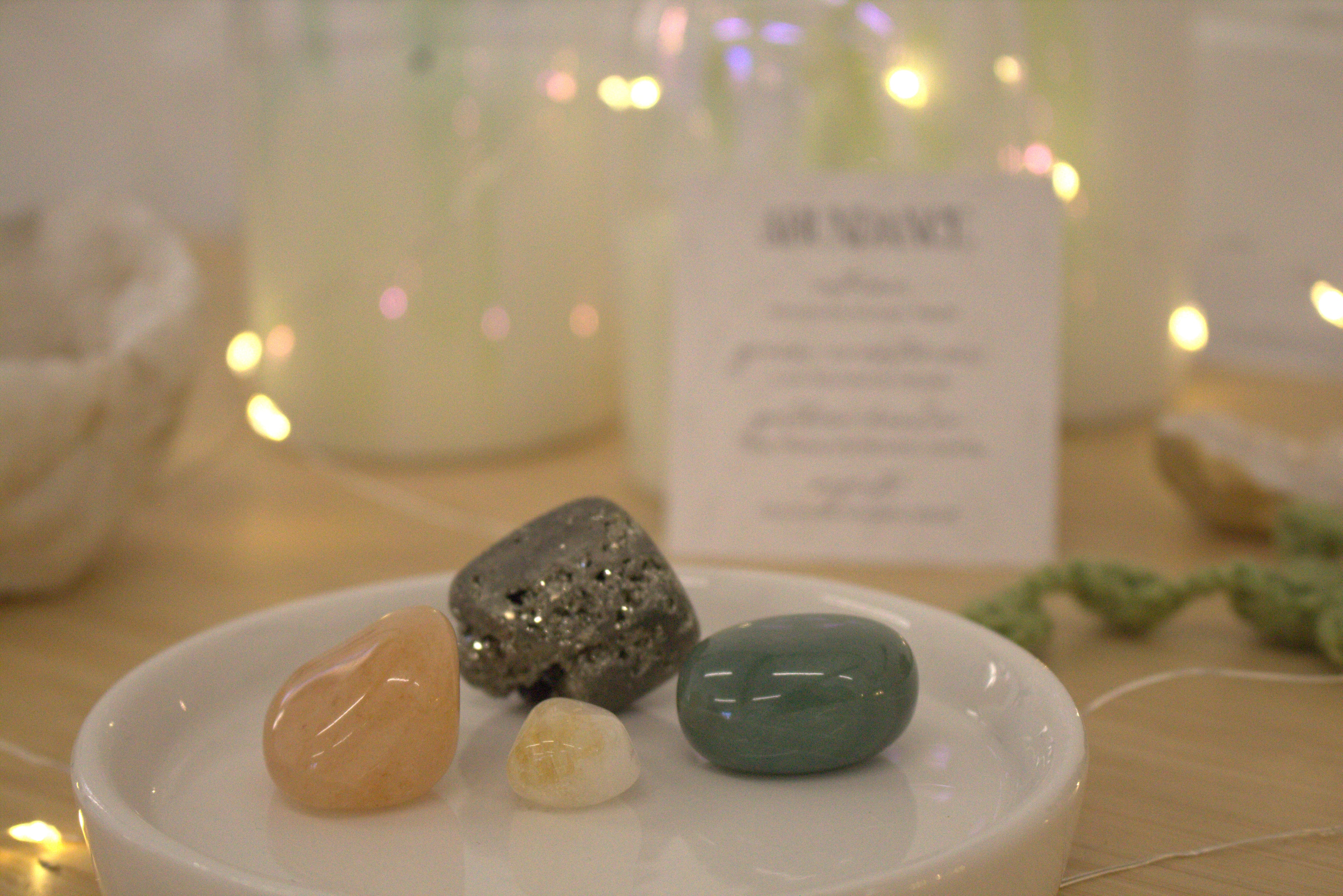 Abundance - Crystal Tumblestone Set