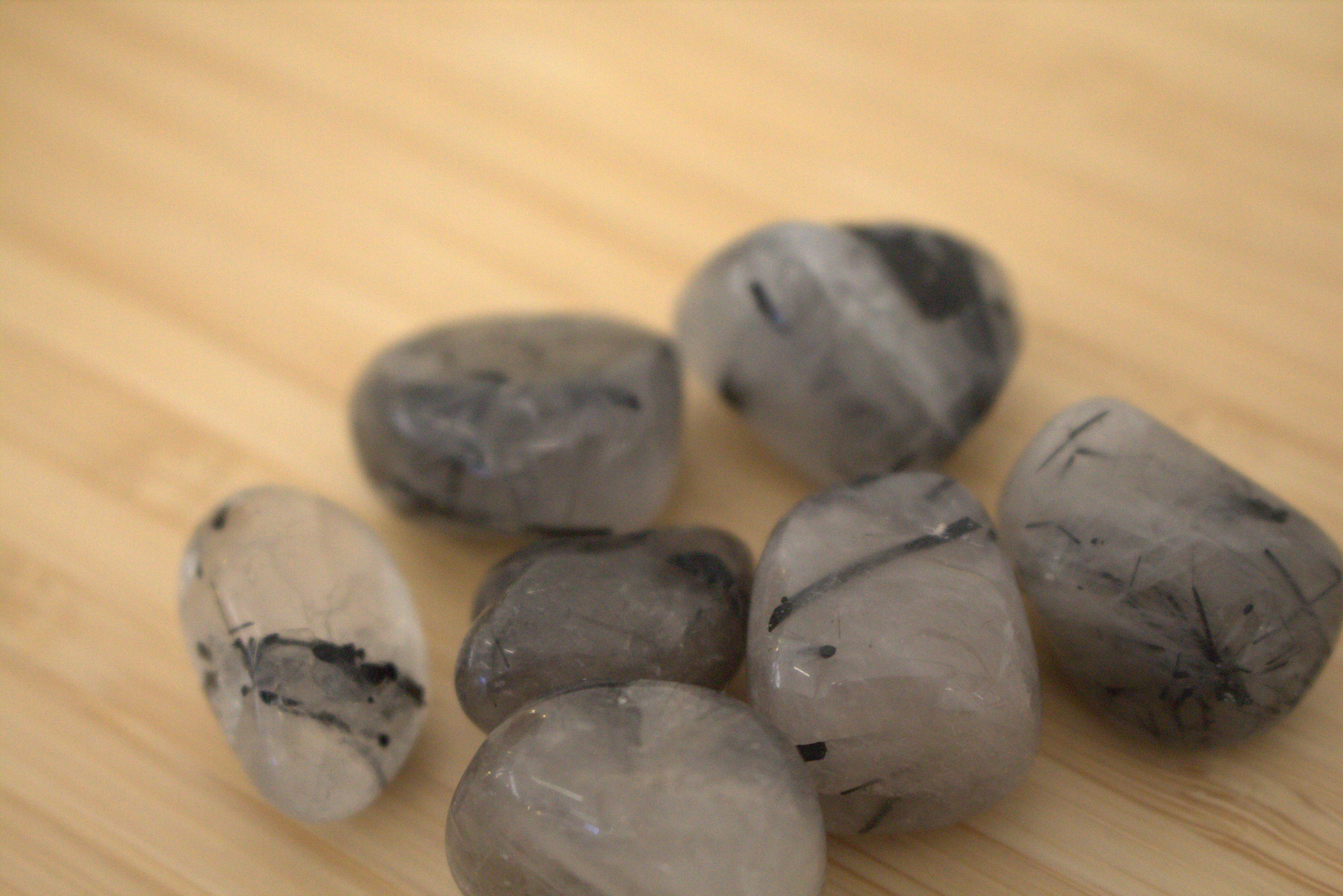 Tourmalinated Quartz Tumblestone