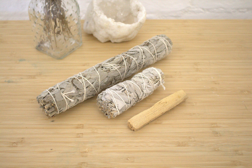 Large White Sage & Lavender Smudge Stick