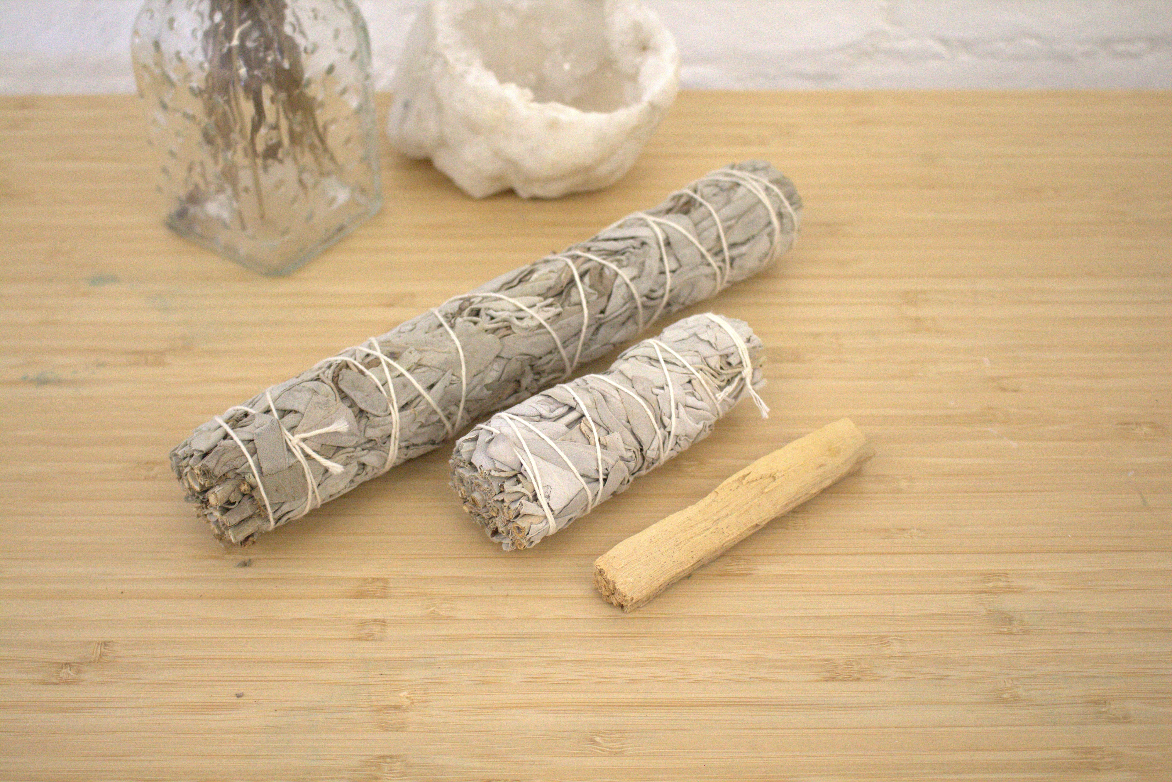 Large White Sage & Lavender Smudge Stick