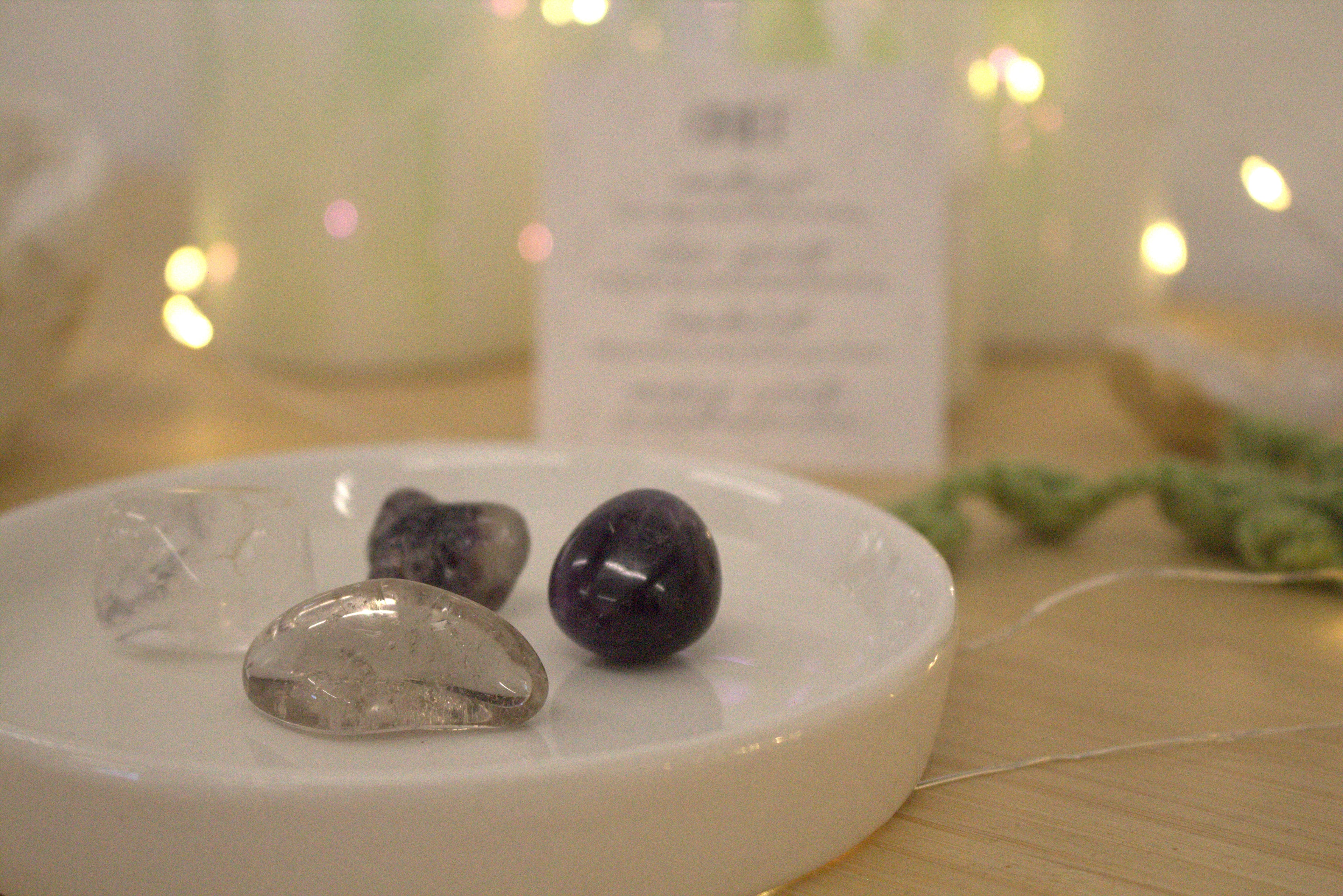 Grief - Crystal Tumblestone Set