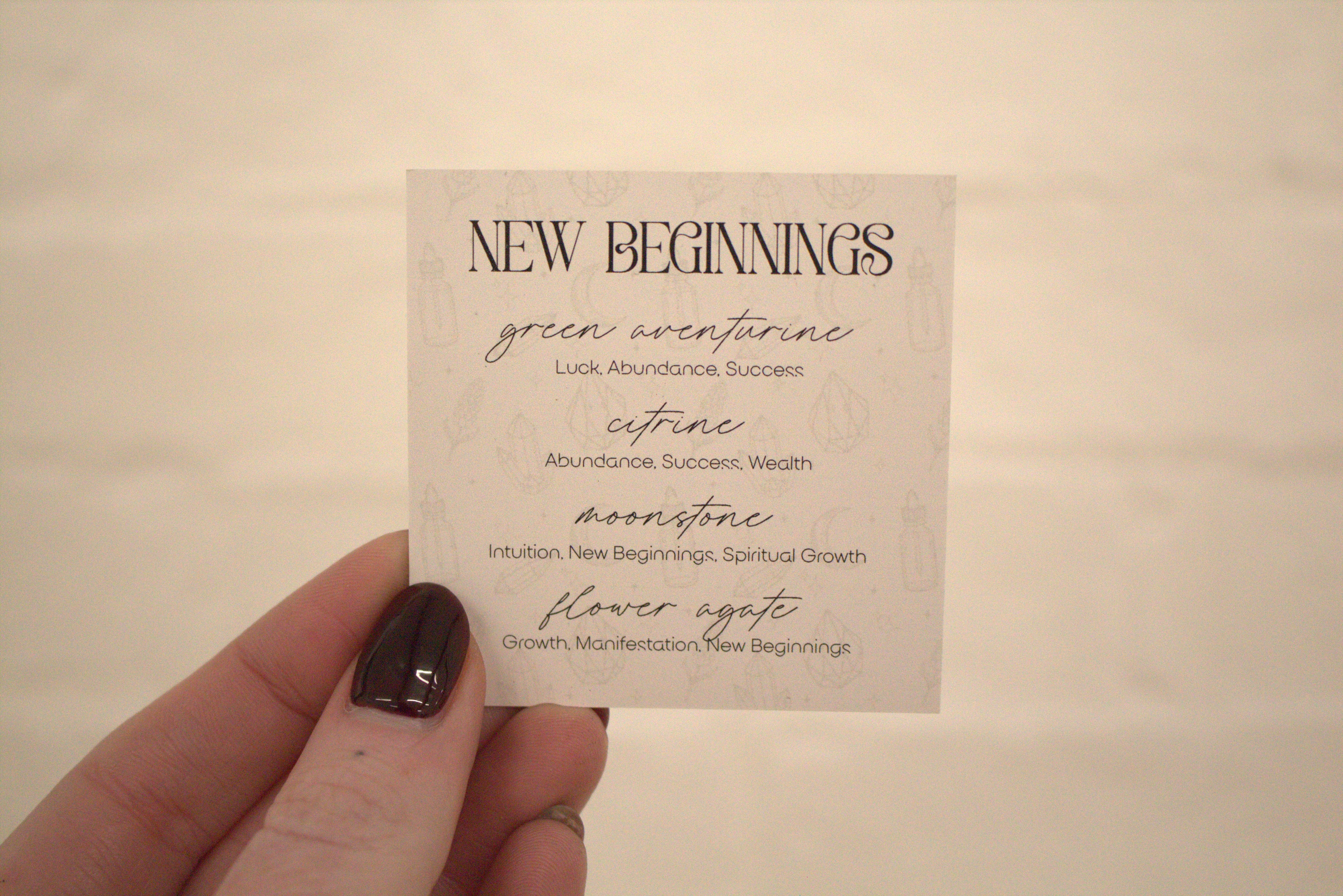 New Beginnings - Crystal Tumblestone Set