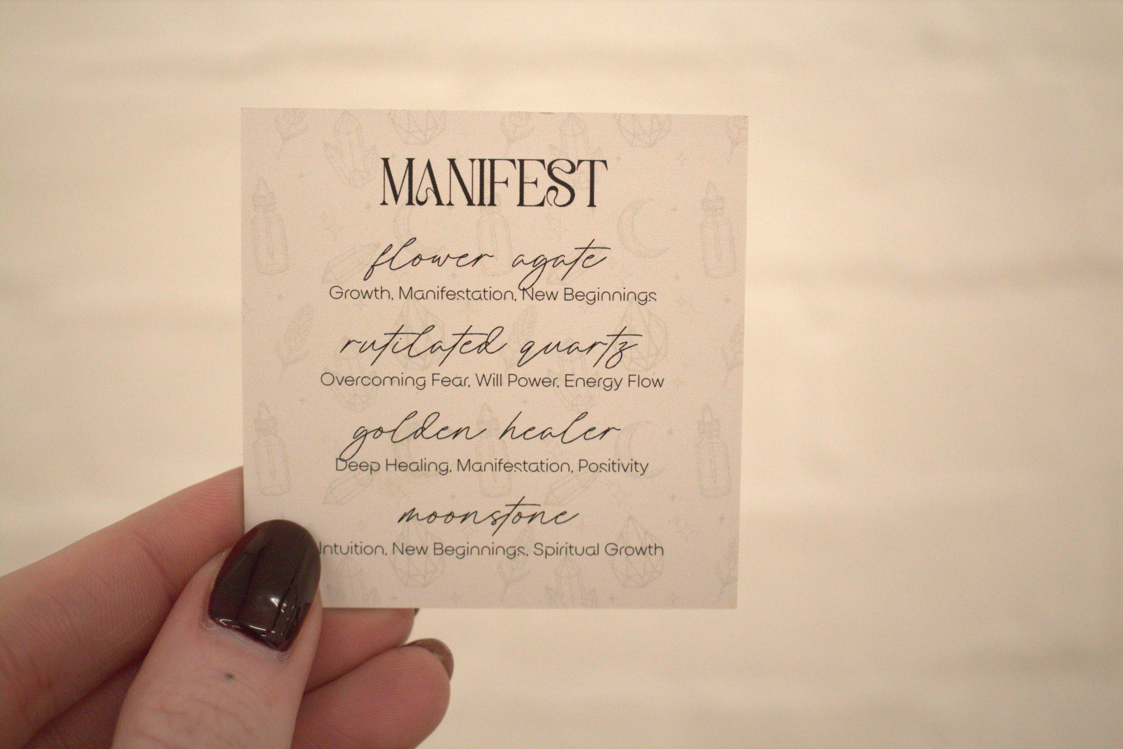 Manifest - Crystal Tumblestone Set